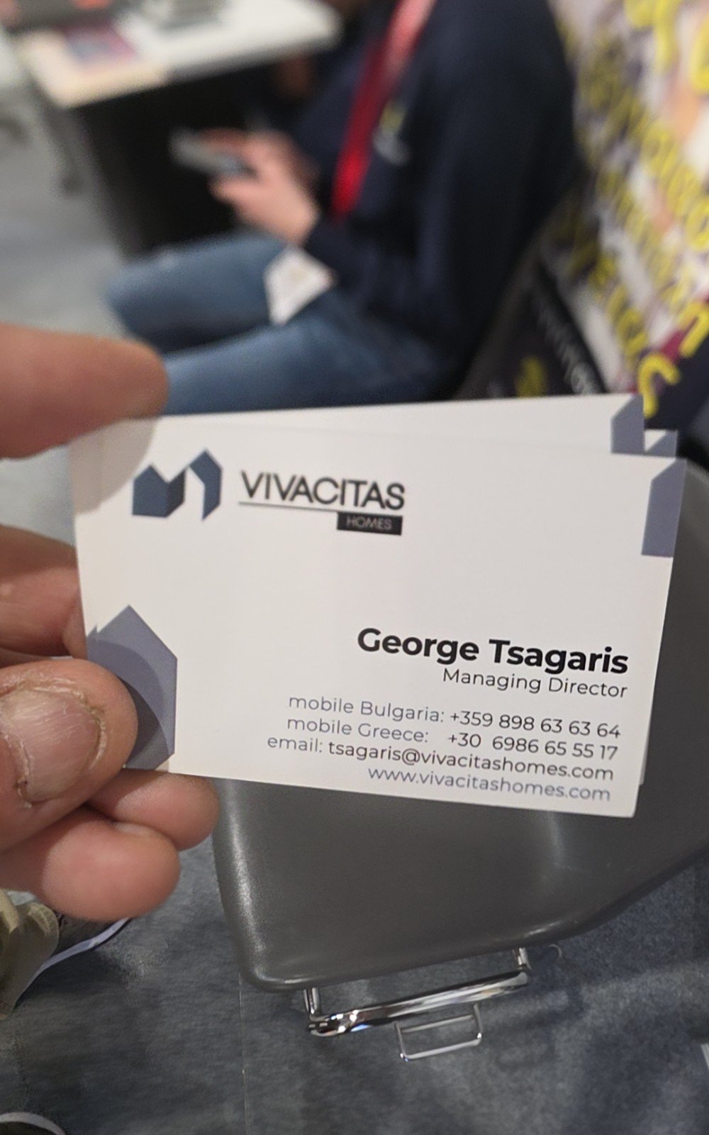 Visitor card